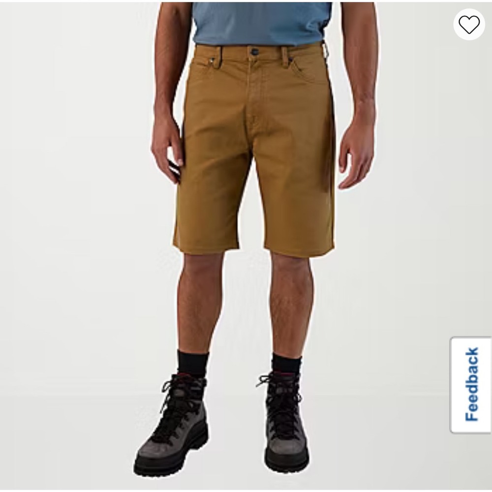 Dickies Flex Duck Short Khaki Mens Size 42 Work Utility Cargo Pants
